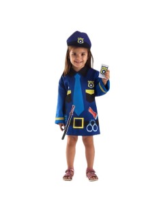 Chemise de police 3/5 ans - de haute qualité, idéale pour le carnaval, les fêtes à thème et les événements spéciaux.
